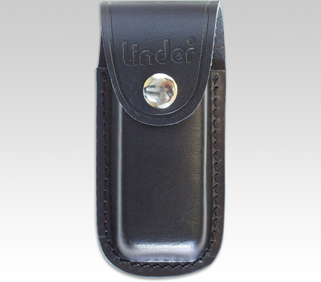 Taschenmesser-Etui -schwarz für Heftlänge bis 10 cm.
